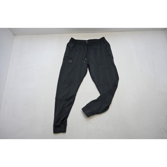 Under Armour Sweat Pants Performance Tapered Black Athletic W/Pockets Mens Large - Picture 1 of 12